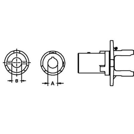 Aftermarket 35 Series Round Bore Yoke A-825-3524-AI